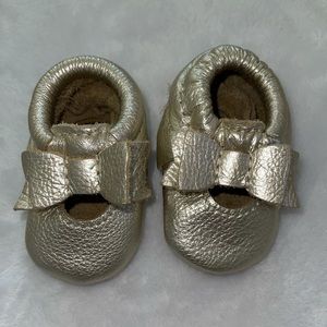 Freshly Picked Size 0 Gold Loafers